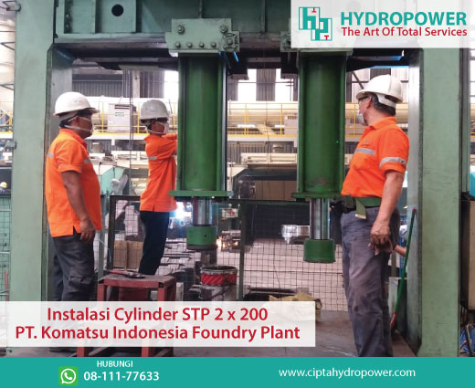 Instalasi cylinder