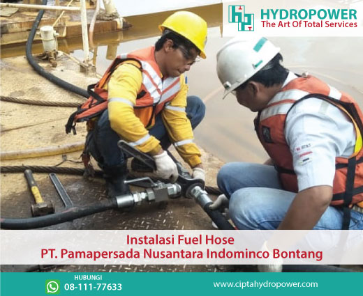 Instalasi fuel hose