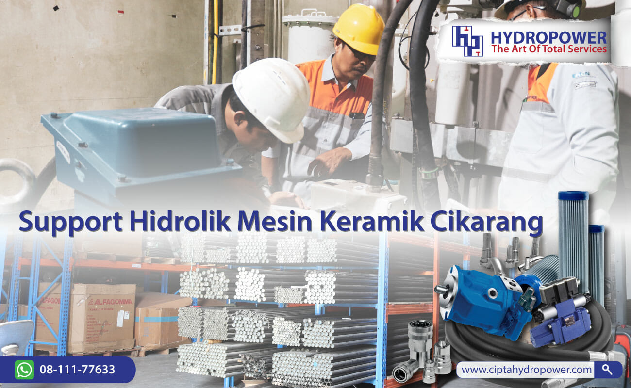 support hidrolik mesin keramik cikarang