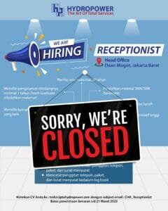 loker recepsionist jakarta