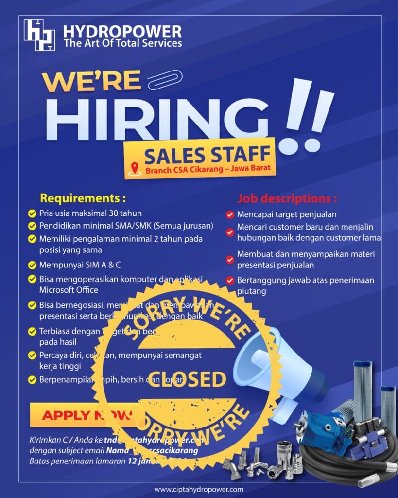 loker sales staff